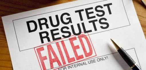 failed drug test image