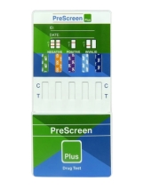 PreScreen Plus 5 Panel Drug Test Dip Card (CLIA Waived)