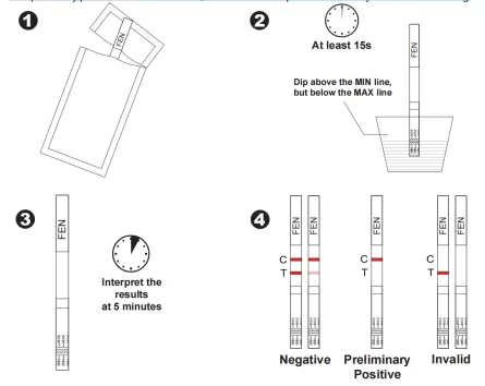 Accurate Rapid Fentanyl Test Strip (Urine) Instructions For Use